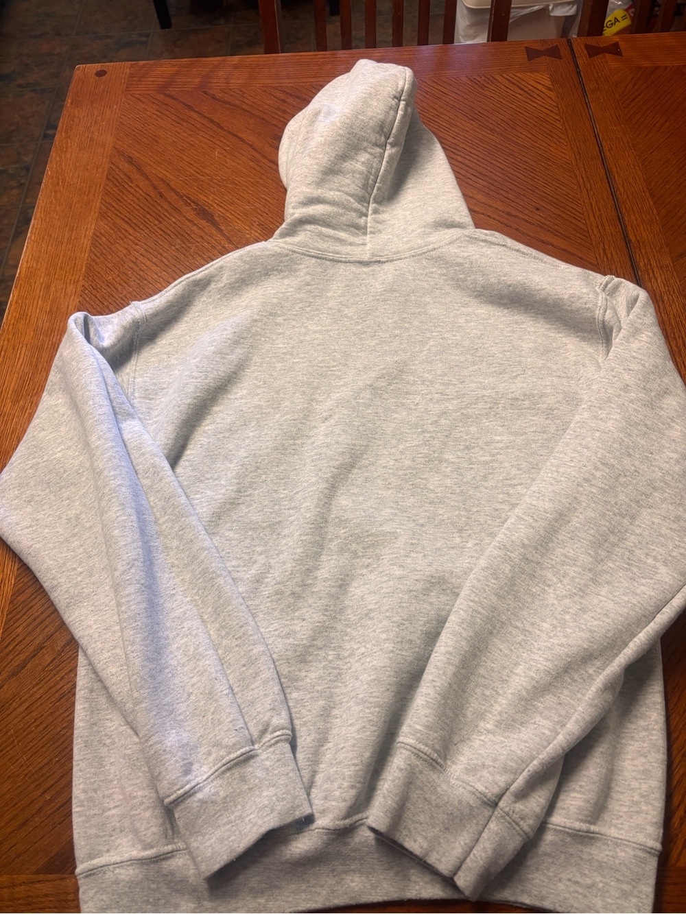 Sanrio Hello Kitty Interior Label hoodie - Pale Pink with Black Print - Picture 4 of 5